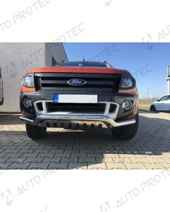 STEELER přední ochranný nerezový rám typ F - Ford Ranger