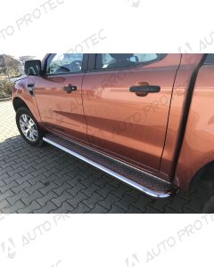 STEELER boční nerezové nášlapy typ A - Ford Ranger