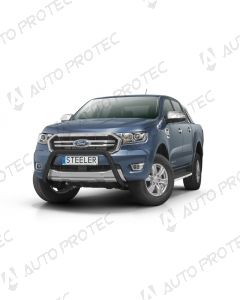STEELER přední ochranný černý rám typ D - Ford Ranger 12-19
