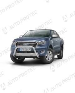 STEELER přední ochranný nerezový rám typ D - Ford Ranger