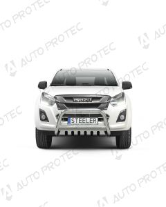 STEELER přední ochranný nerezový rám typ B – Isuzu D-Max