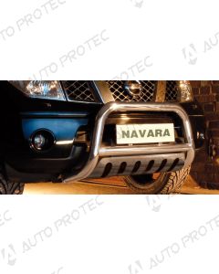 STEELER přední ochranný nerezový rám typ B – Nissan Navara D40 2.5