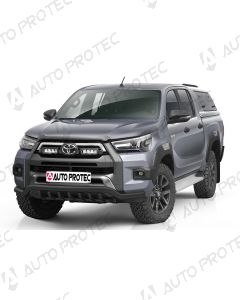 AutoProtec přední ochranný černý rám typ E - Toyota Hilux Invincible 2020-