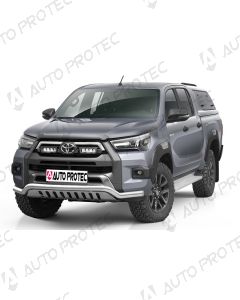 AutoProtec přední ochranný nerezový rám typ F – Toyota Hilux Invincible 2020-