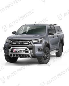 AutoProtec přední ochranný nerezový rám typ A – Toyota Hilux Invincible 2020-