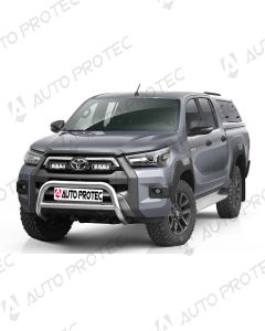 AutoProtec přední ochranný nerezový rám typ C – Toyota Hilux Invincible 2020-