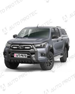 AutoProtec přední ochranný černý rám typ B - Toyota Hilux Invincible 2020-