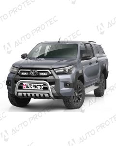 AutoProtec přední ochranný nerezový rám typ B – Toyota Hilux Invincible 2020-
