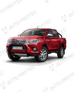 STEELER přední ochranný černý rám typ D - Toyota Hilux