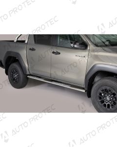 MISUTONIDA boční nerezové nášlapy - design Toyota Hilux 2015-, 2026-