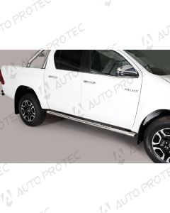MISUTONIDA boční nerezové nášlapy - design Toyota Hilux 15-