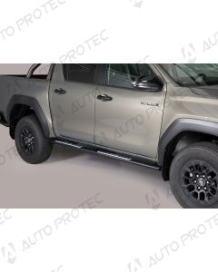 MISUTONIDA boční nášlapy černé - design Toyota Hilux 2015-, 2026-