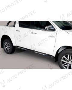 MISUTONIDA boční nášlapy černé - design Toyota Hilux