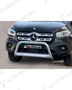 MISUTONIDA přední ochranný nerezový rám Mercedes-Benz X-Class 63 mm