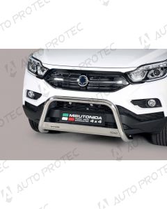 MISUTONIDA přední ochranný nerezový rám SsangYong Musso Grand 63 mm