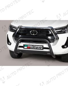  MISUTONIDA přední ochranný černý rám Toyota Hilux 63 mm 2020-