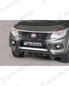 MISUTONIDA přední ochranný černý rám Fiat Fullback 76 mm