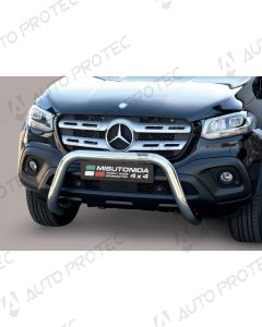 MISUTONIDA přední ochranný nerezový rám Mercedes-Benz X-Class 76 mm