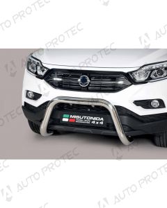 MISUTONIDA přední ochranný nerezový rám SsangYong Musso Grand 76 mm