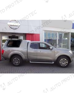 AutoProtec hardtop Starline – Nissan Navara KC s bočními okny výklopnými nahoru