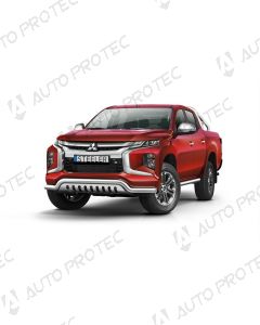 STEELER přední ochranný nerezový rám typ F - Mitsubishi L200
