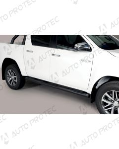 MISUTONIDA boční černé nášlapy - 76 mm Toyota Hilux
