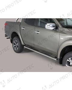 MISUTONIDA boční nerezové nášlapy - oválné Fiat Fullback