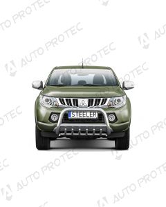 STEELER přední ochranný nerezový rám typ A – Mitsubishi L200 15-19