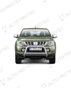 STEELER přední ochranný nerezový rám typ C – Mitsubishi L200 15-19