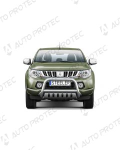 STEELER přední ochranný nerezový rám typ B – Mitsubishi L200 15-19