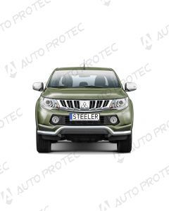 STEELER přední ochranný nerezový rám typ G – Mitsubishi L200 15-19