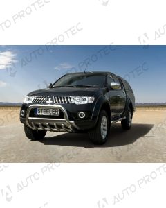 STEELER přední ochranný nerezový rám typ A – Mitsubishi L200 09-15