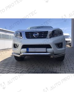 STEELER přední ochranný nerezový rám typ F – Nissan Navara