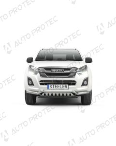 STEELER přední ochranný nerezový rám typ F – Isuzu D-Max