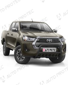 AutoProtec přední ochranný černý rám typ A - Toyota Hilux 2020-