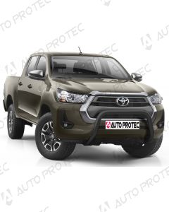 AutoProtec přední ochranný černý rám typ D - Toyota Hilux 2020-