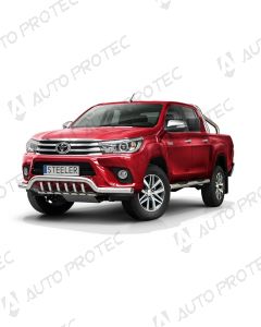 STEELER přední ochranný nerezový rám typ E – Toyota Hilux
