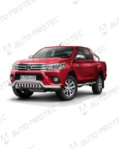 STEELER přední ochranný nerezový rám typ F – Toyota Hilux