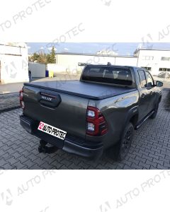AutoProtec třídílný plachtový skládací kryt – Toyota Hilux