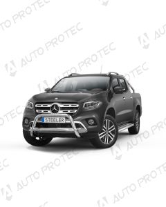STEELER přední ochranný nerezový rám typ C - Mercedes-Benz X-Class