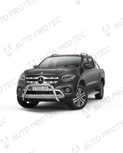 STEELER přední ochranný nerezový rám typ D - Mercedes-Benz X-Class